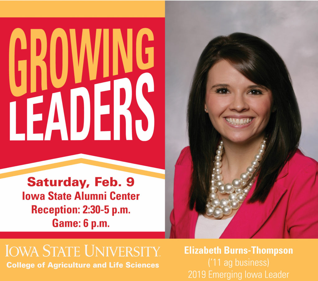 CALS Growing Leaders Women's BB Game featuring Emerging Iowa Leader, Elizabeth Burns-Thompson ('11 ag business)