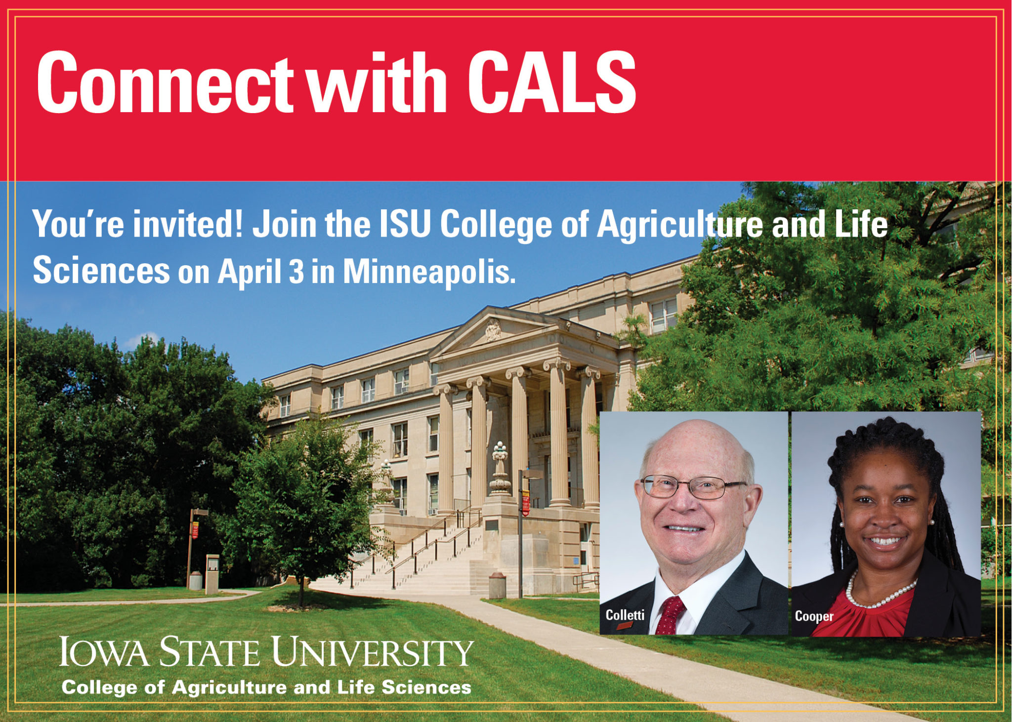 Connect with CALS in Minneapolis - alumni.cals.iastate.edu